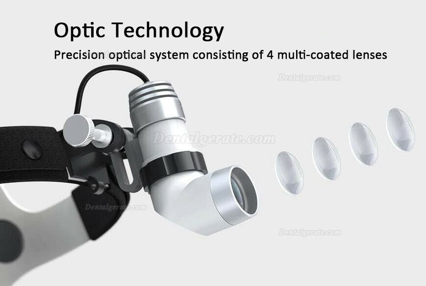 3W LED Chirurgischer medizinischer Scheinwerfer Einstellbare Dentalscheinwerfer KWS KD-202A-4